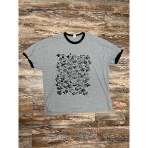 Vintage Battlebots Robots Season 2 T-Shirt Size XXL Gray Double Sided